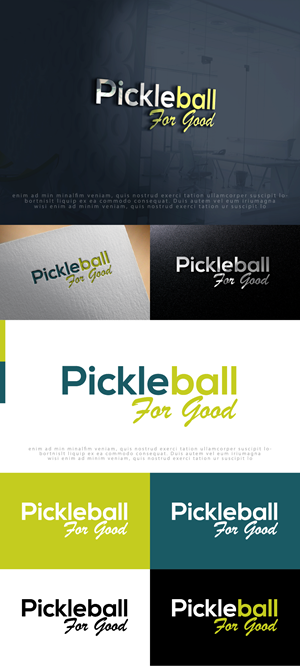 Logo-Design von Ayub Zafar für Pickleball ForGood | Design: #31274586