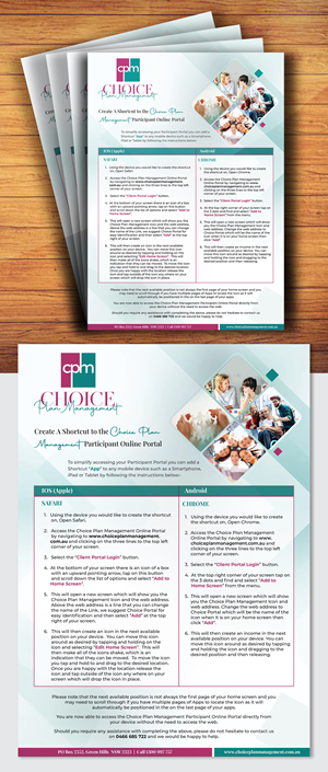 Flyer Design by creativemood438 for Perfect Balance Financial Services | Design: #31254600