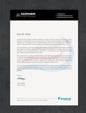 Letterhead Design by Brand aid for this project | Design: #31270087