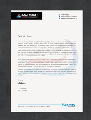Letterhead Design by Brand aid for this project | Design: #31270088