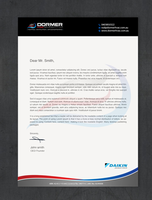 Letterhead Design by Brand aid for this project | Design: #31270090