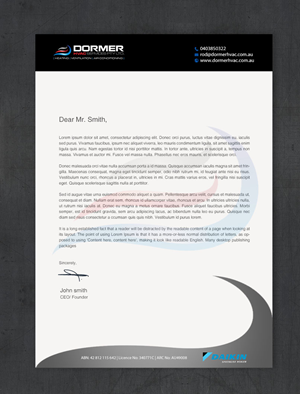 Letterhead Design by Brand aid for this project | Design: #31270091
