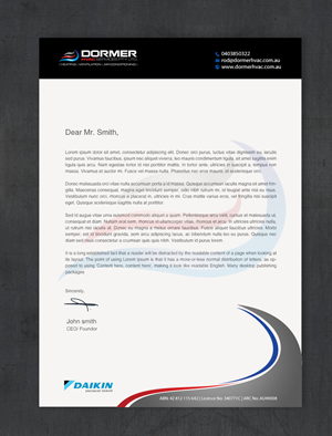 Letterhead Design by Brand aid for this project | Design: #31270094