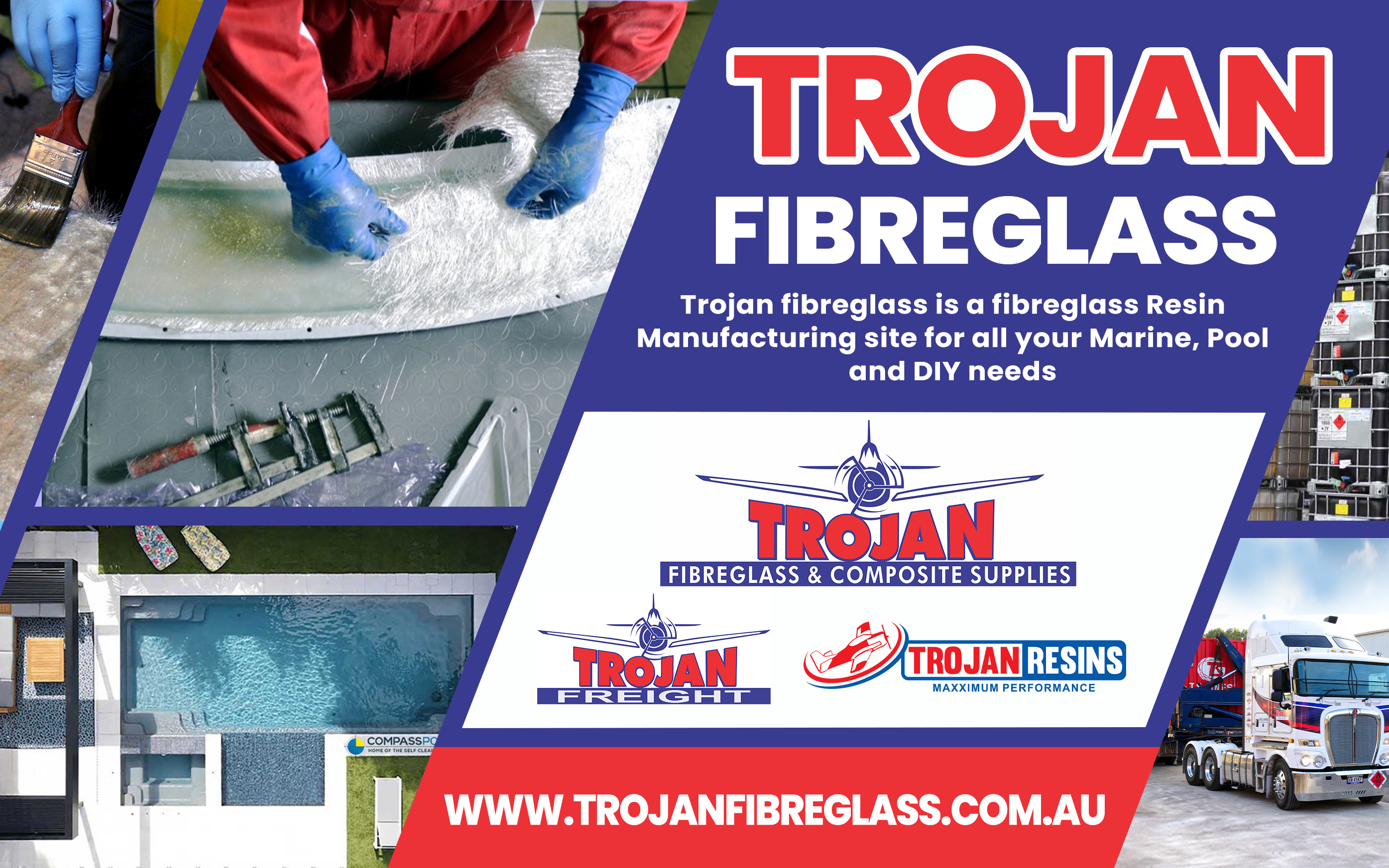 Billboard Design by Md. Humayun for Trojan Fibreglass Pty Ltd | Design #31316202