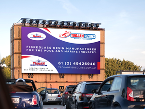 Diseño de Cartelera por saurov para Trojan Fibreglass Pty Ltd | Diseño: #31262958