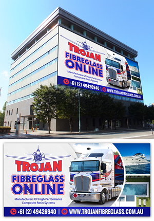 Billboard Design by SAI DESIGNS for Trojan Fibreglass Pty Ltd | Design: #31307598