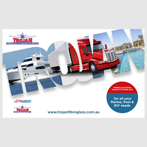 Billboard Design by sam_reef for Trojan Fibreglass Pty Ltd | Design: #31313437