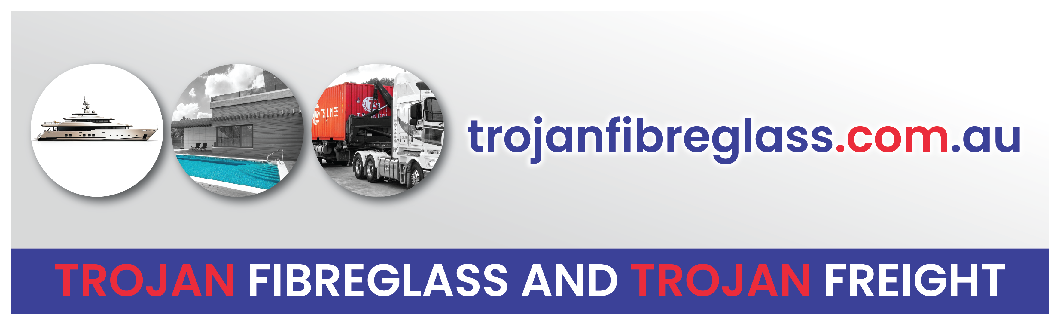 Billboard Design by vidarshana 2 for Trojan Fibreglass Pty Ltd | Design #31303019