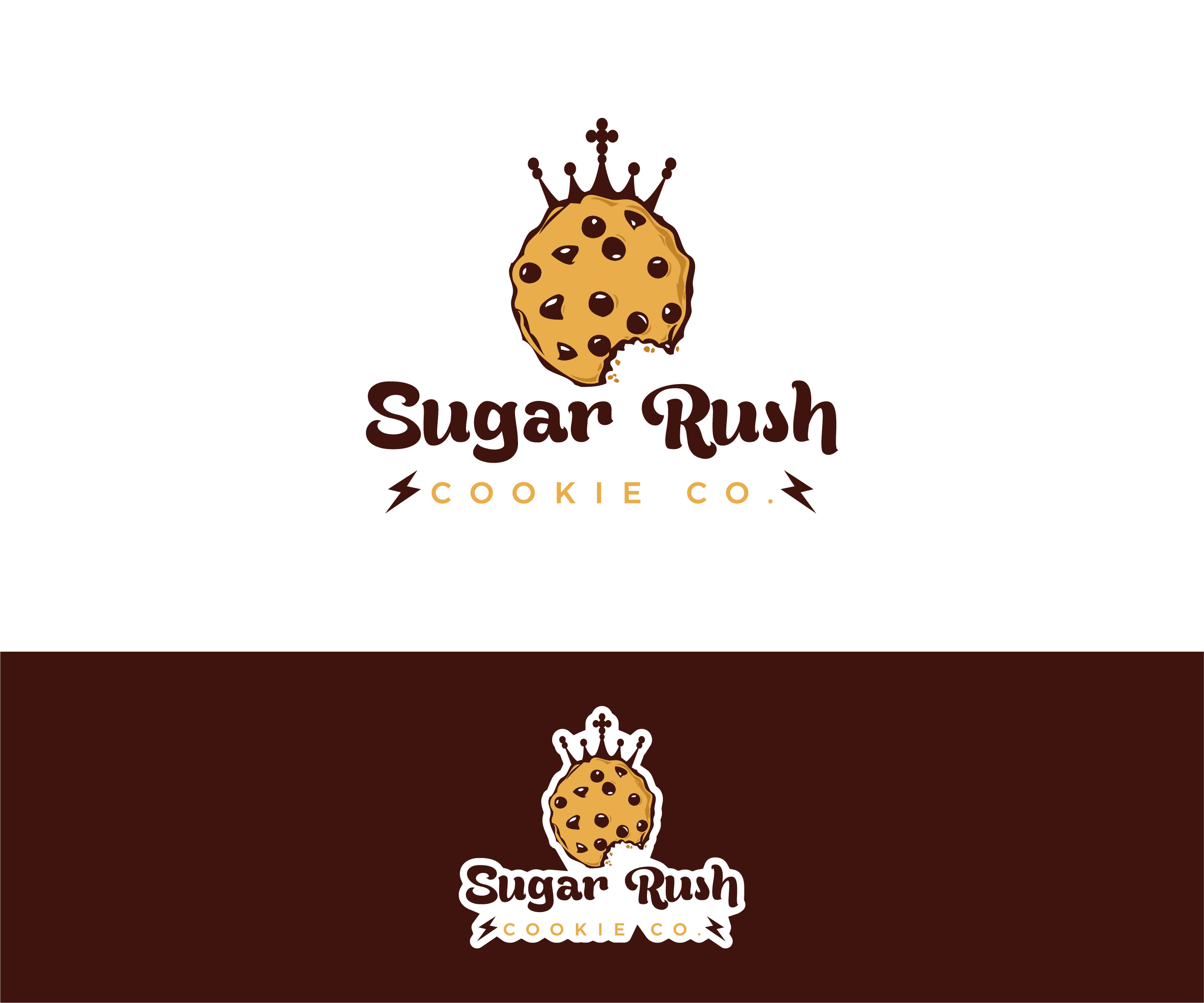 Logo Design by ShakiJav for Sugar Rush Cookie Co. | Design #31278904