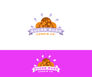 Logo Design by ShakiJav for Sugar Rush Cookie Co. | Design: #31278905