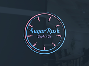 Logo Design by Uhm@design for Sugar Rush Cookie Co. | Design: #31269385