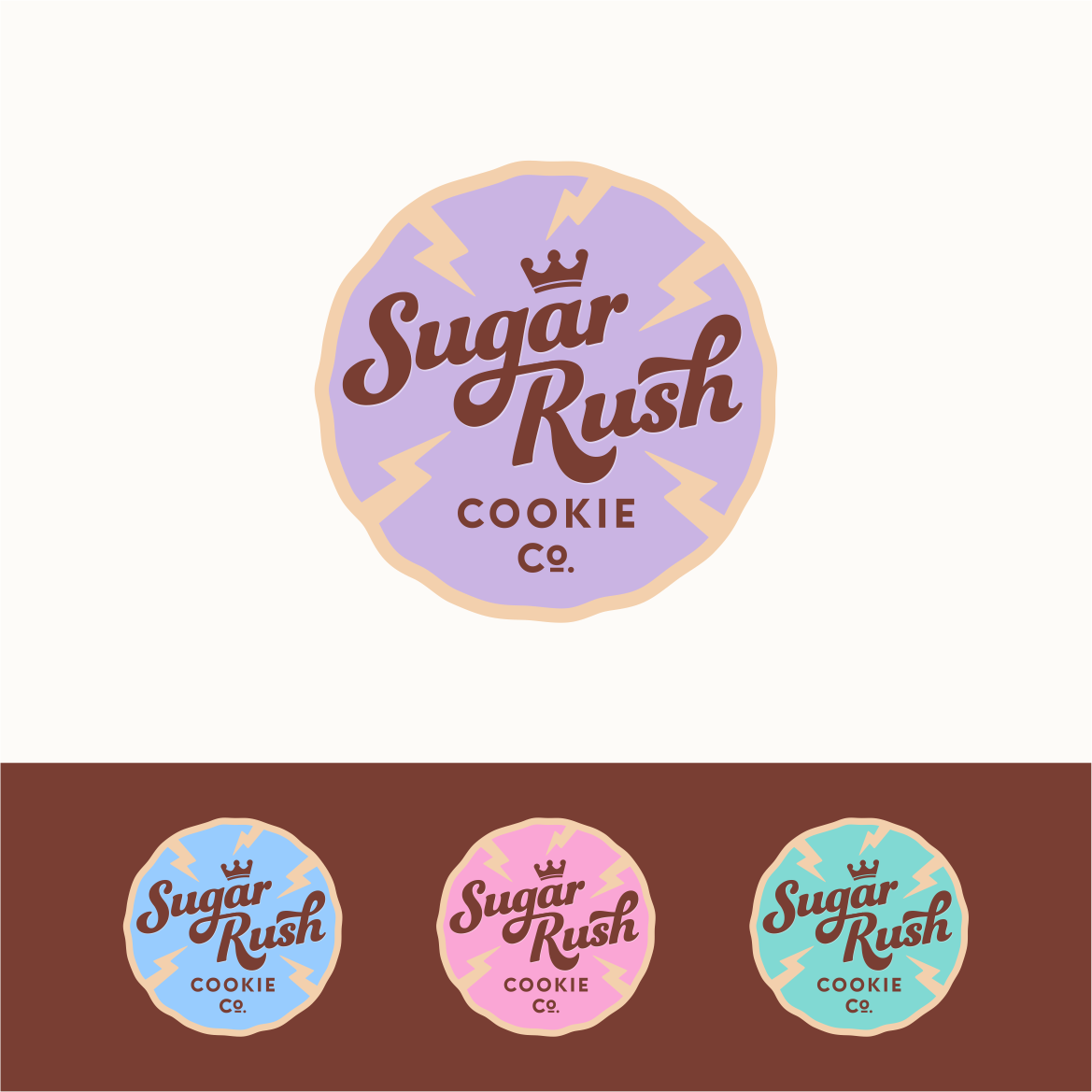 Logo Design by design.picnic for Sugar Rush Cookie Co. | Design #31267250