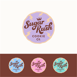 Logo Design by design.picnic for Sugar Rush Cookie Co. | Design: #31267250