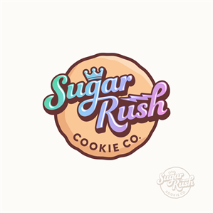 Logo Design by design.picnic for Sugar Rush Cookie Co. | Design: #31273131
