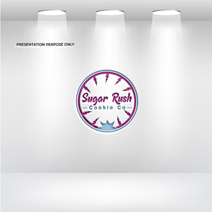 Logo Design by RS_Design for Sugar Rush Cookie Co. | Design: #31268642