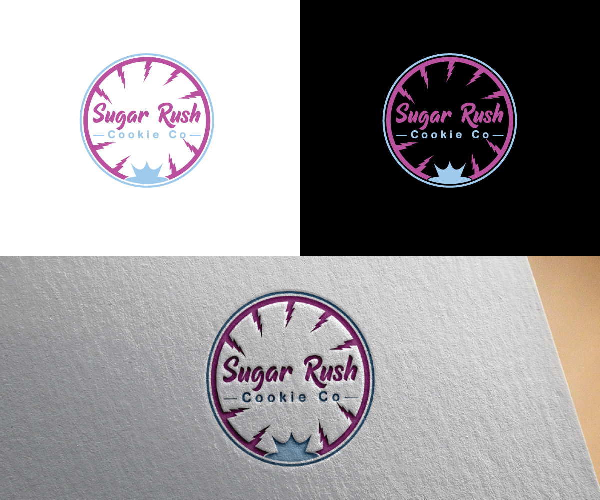 Logo Design by RS_Design for Sugar Rush Cookie Co. | Design #31268644