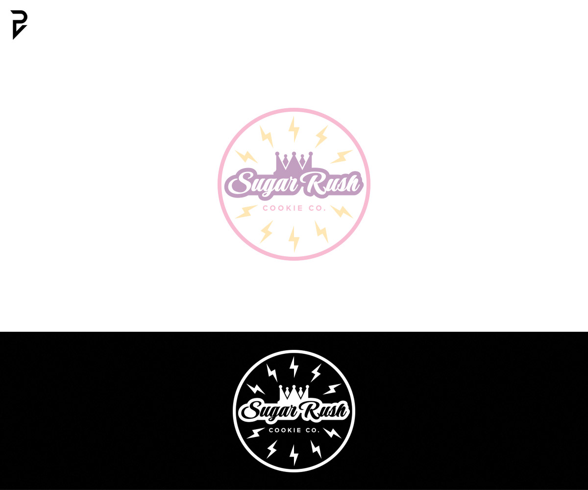 Logo Design by poisonvectors for Sugar Rush Cookie Co. | Design #31266461