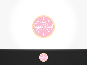 Logo Design by aquabomb26 for Sugar Rush Cookie Co. | Design: #31272809