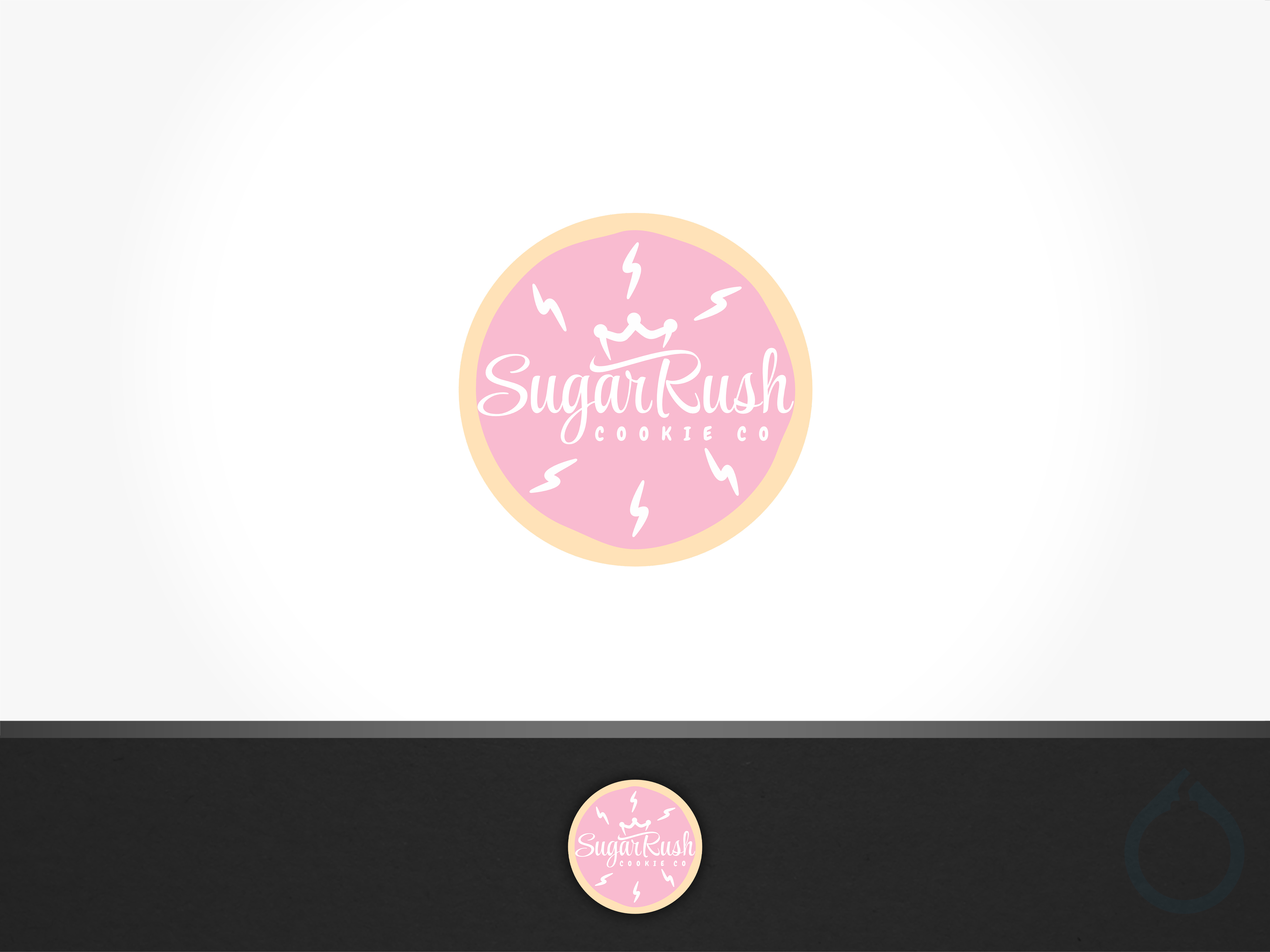 Logo Design by aquabomb26 for Sugar Rush Cookie Co. | Design: #31273401