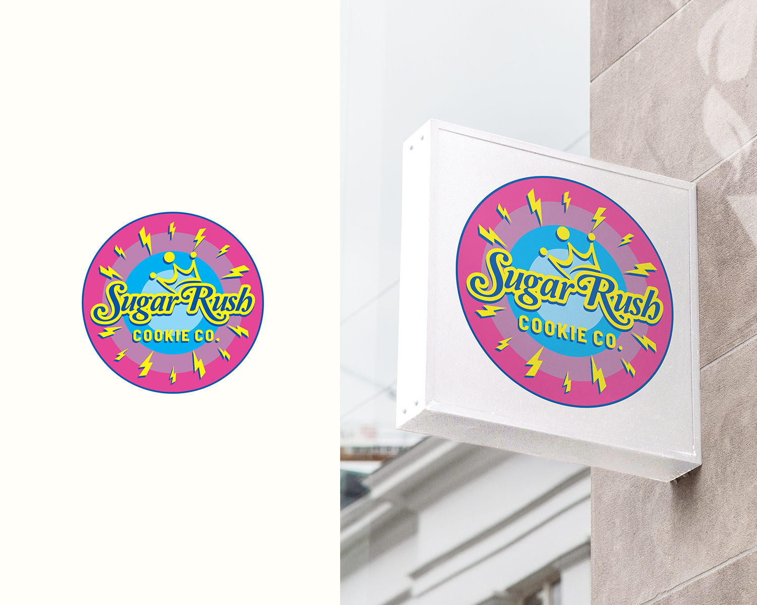 Logo Design by Djamdesign for Sugar Rush Cookie Co. | Design #31267342