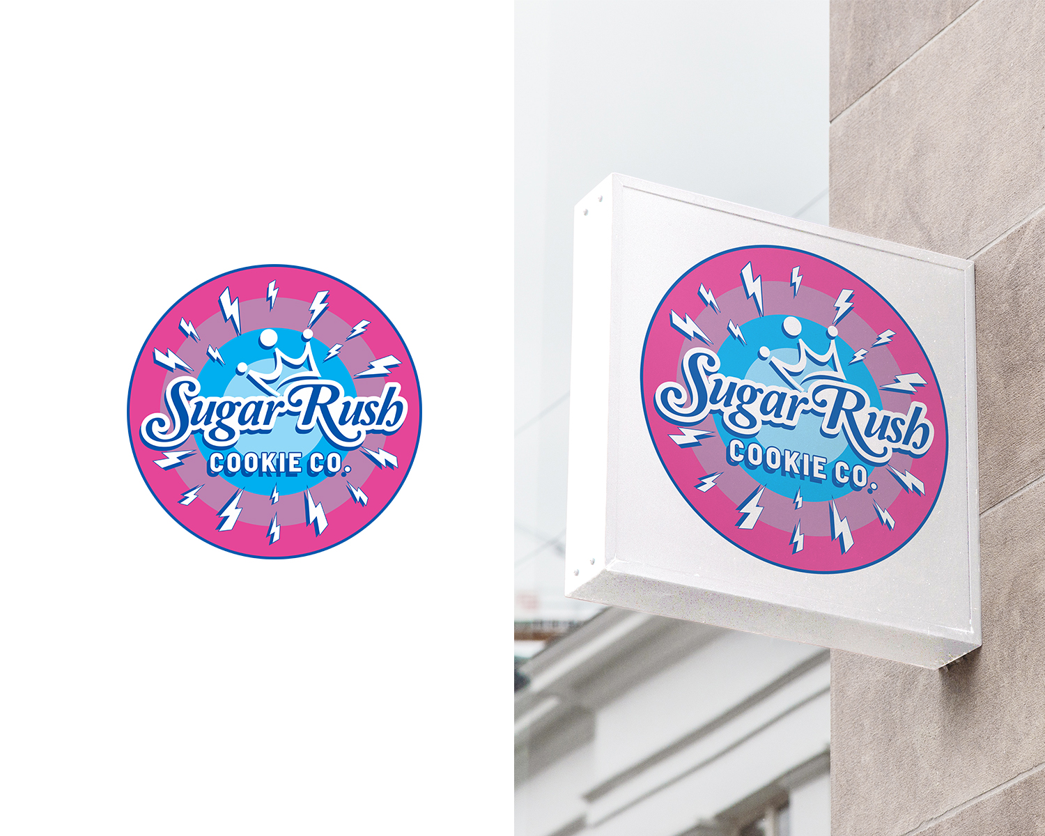Logo Design by Djamdesign for Sugar Rush Cookie Co. | Design #31273094
