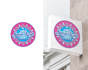 Logo Design by Djamdesign for Sugar Rush Cookie Co. | Design: #31273094
