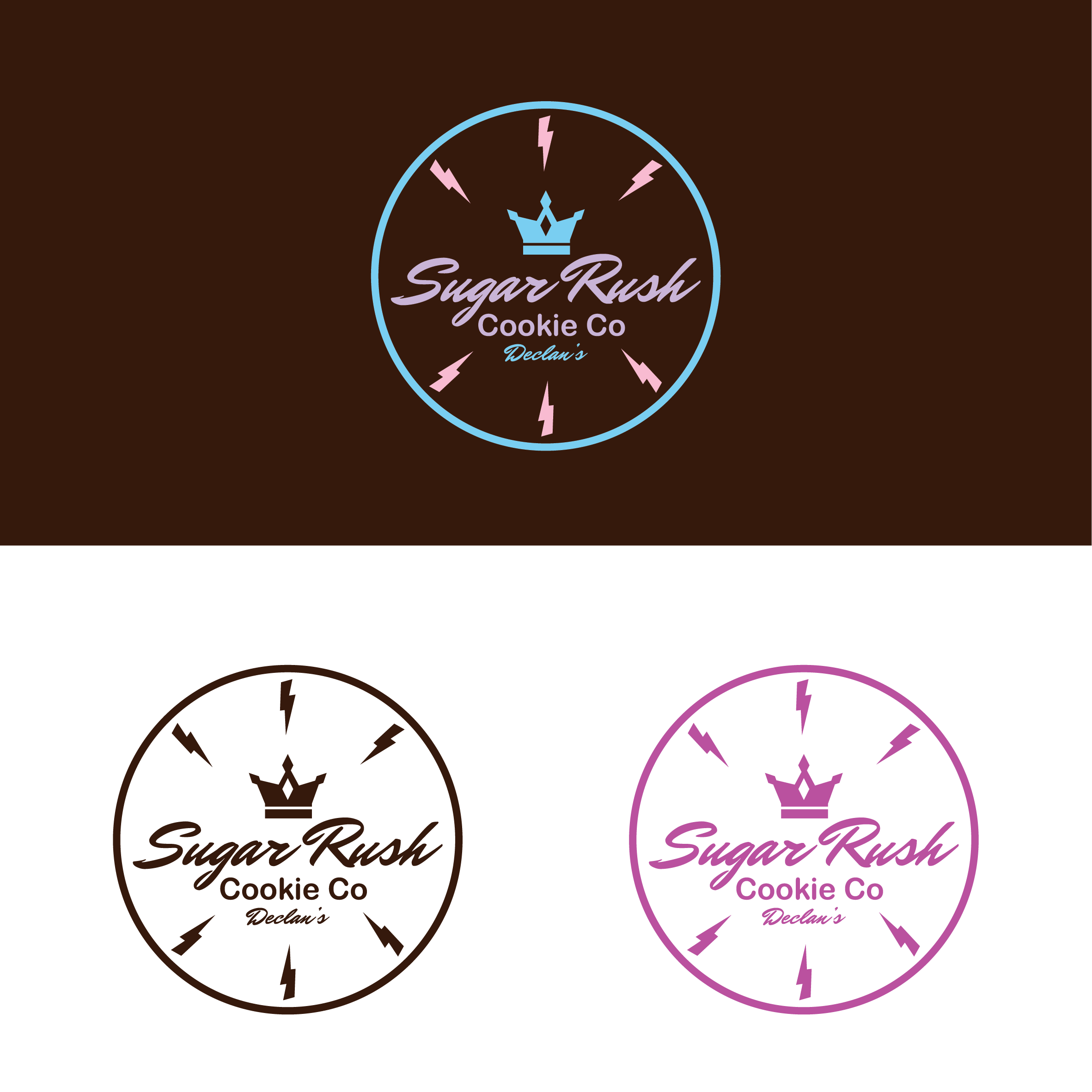 Logo Design by dskyvbc for Sugar Rush Cookie Co. | Design #31267656