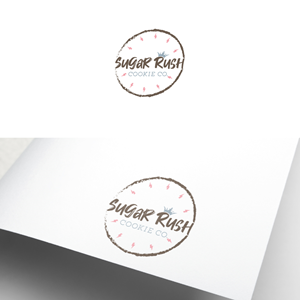 Logo Design by Trident for Sugar Rush Cookie Co. | Design: #31286074