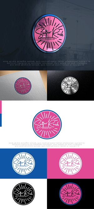 Logo Design by Ayub Zafar for Sugar Rush Cookie Co. | Design: #31282477