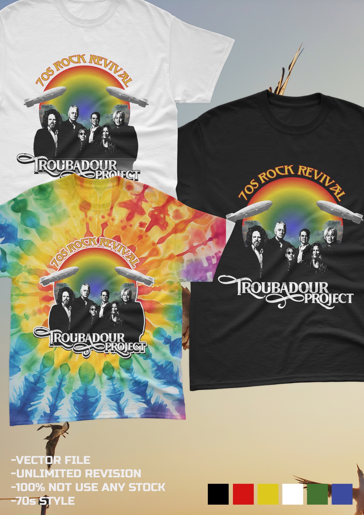 T-shirt Design by sweepy for Troubadour Project | Design #31272580