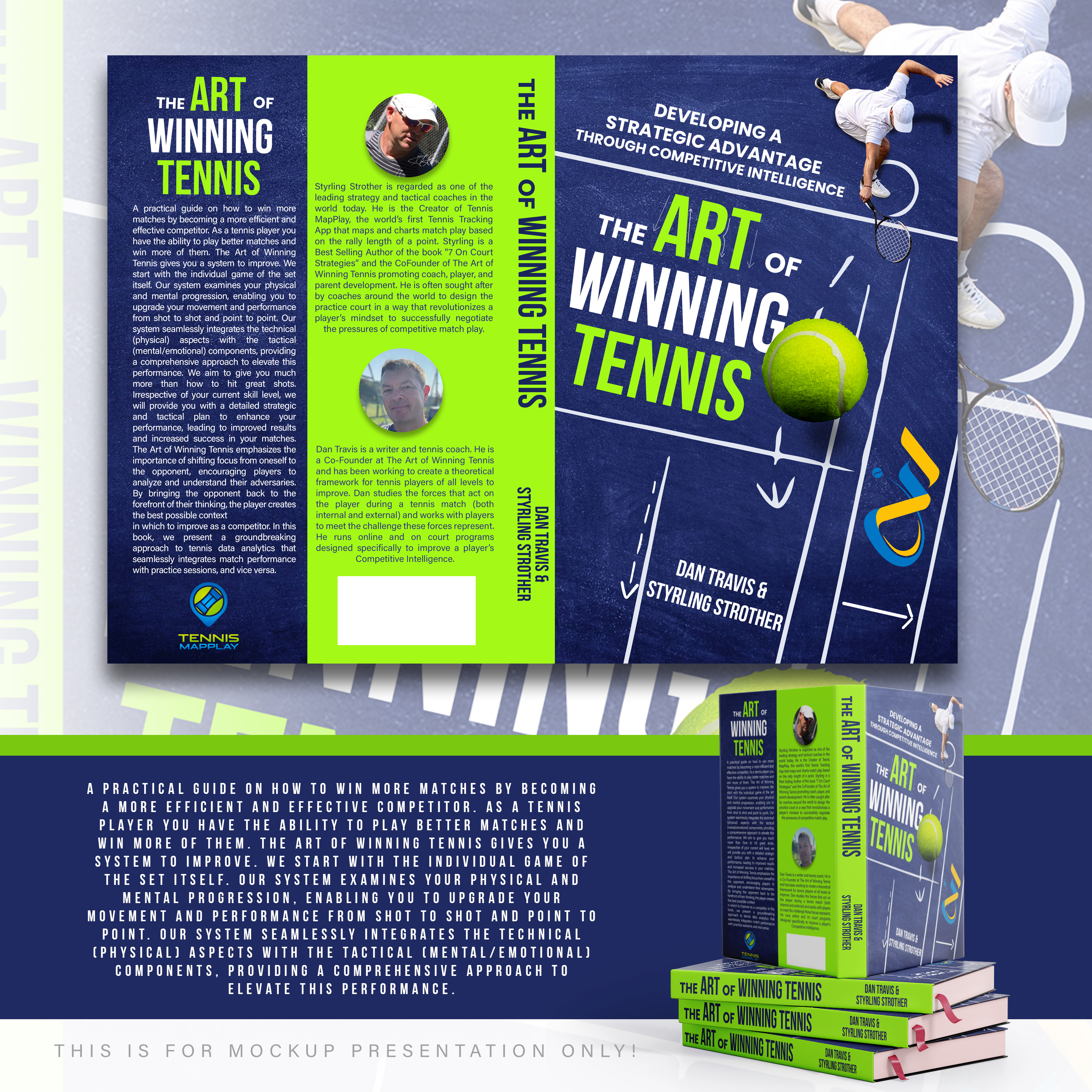 Book Cover Design by Akinaailema for Styrling Strother Tennis | Design #31292357