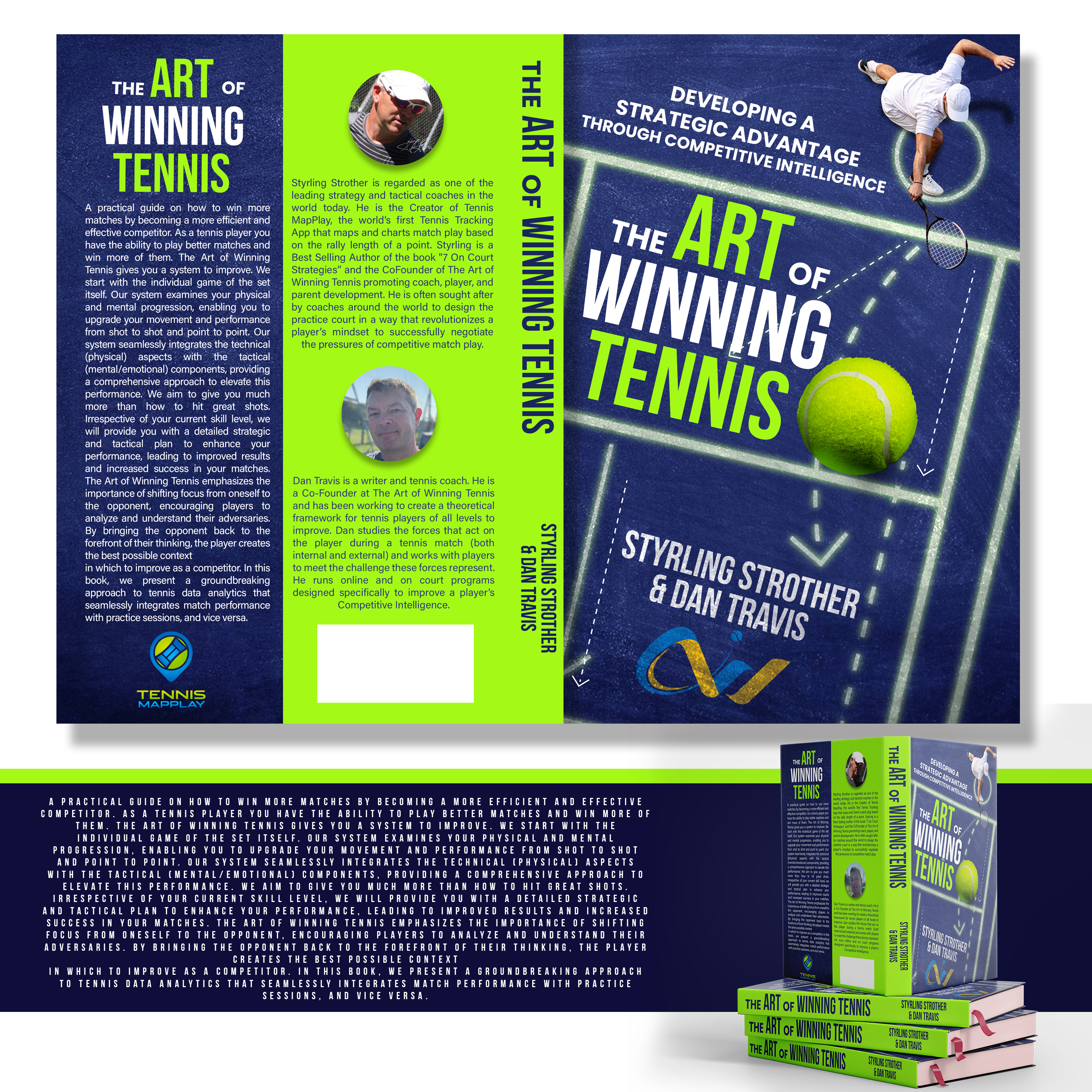 Book Cover Design by Akinaailema for Styrling Strother Tennis | Design #31299274