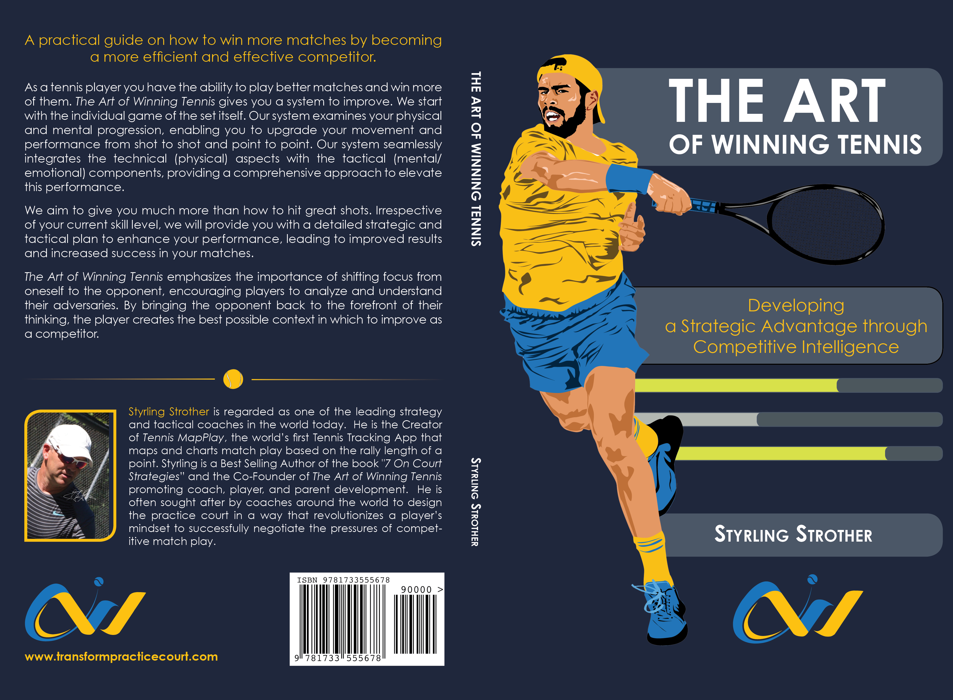 Book Cover Design by QWERTY graphics for Styrling Strother Tennis | Design #31301703