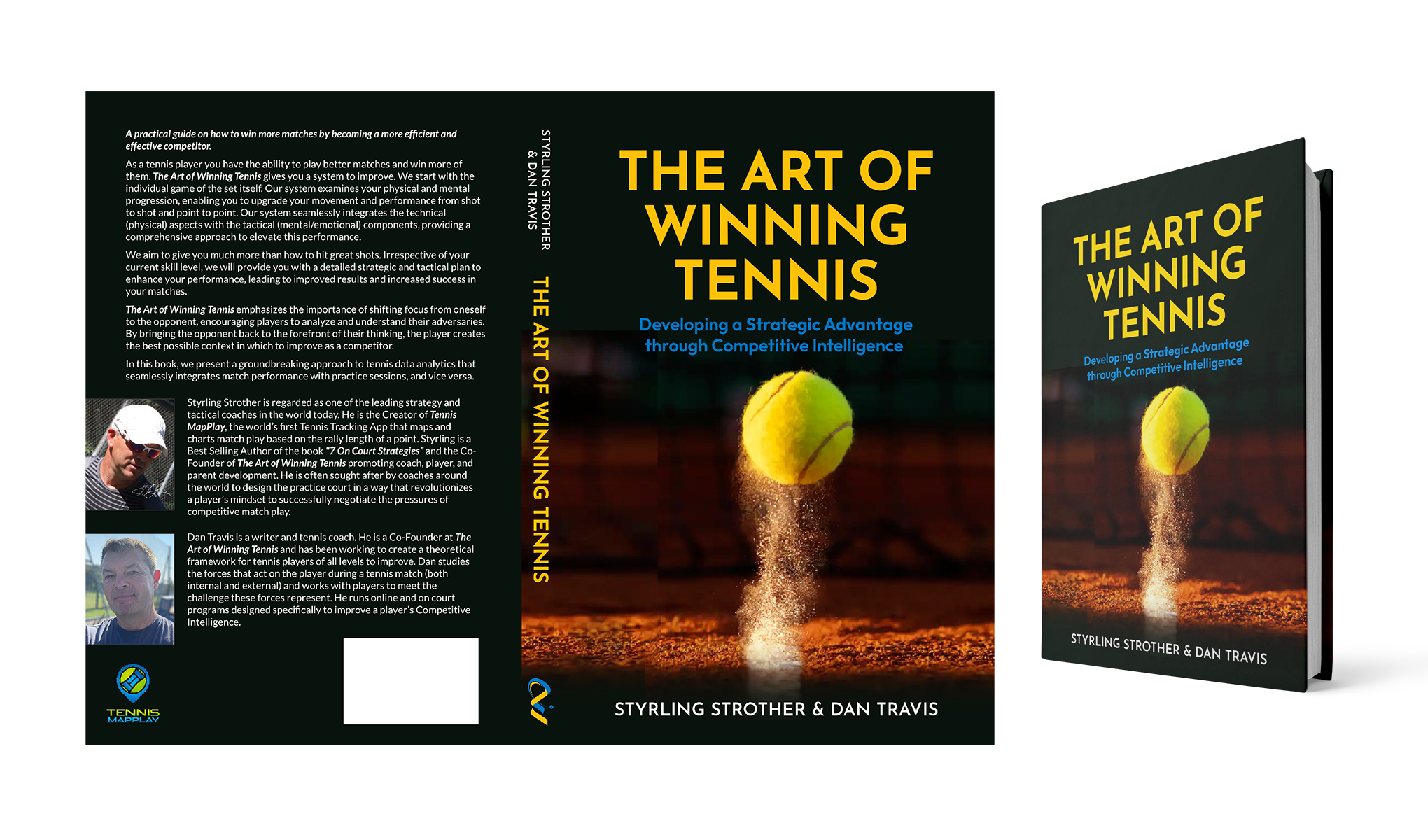 Diseño de portada de libro por Azmat para Styrling Strother Tennis | Diseño #31288012