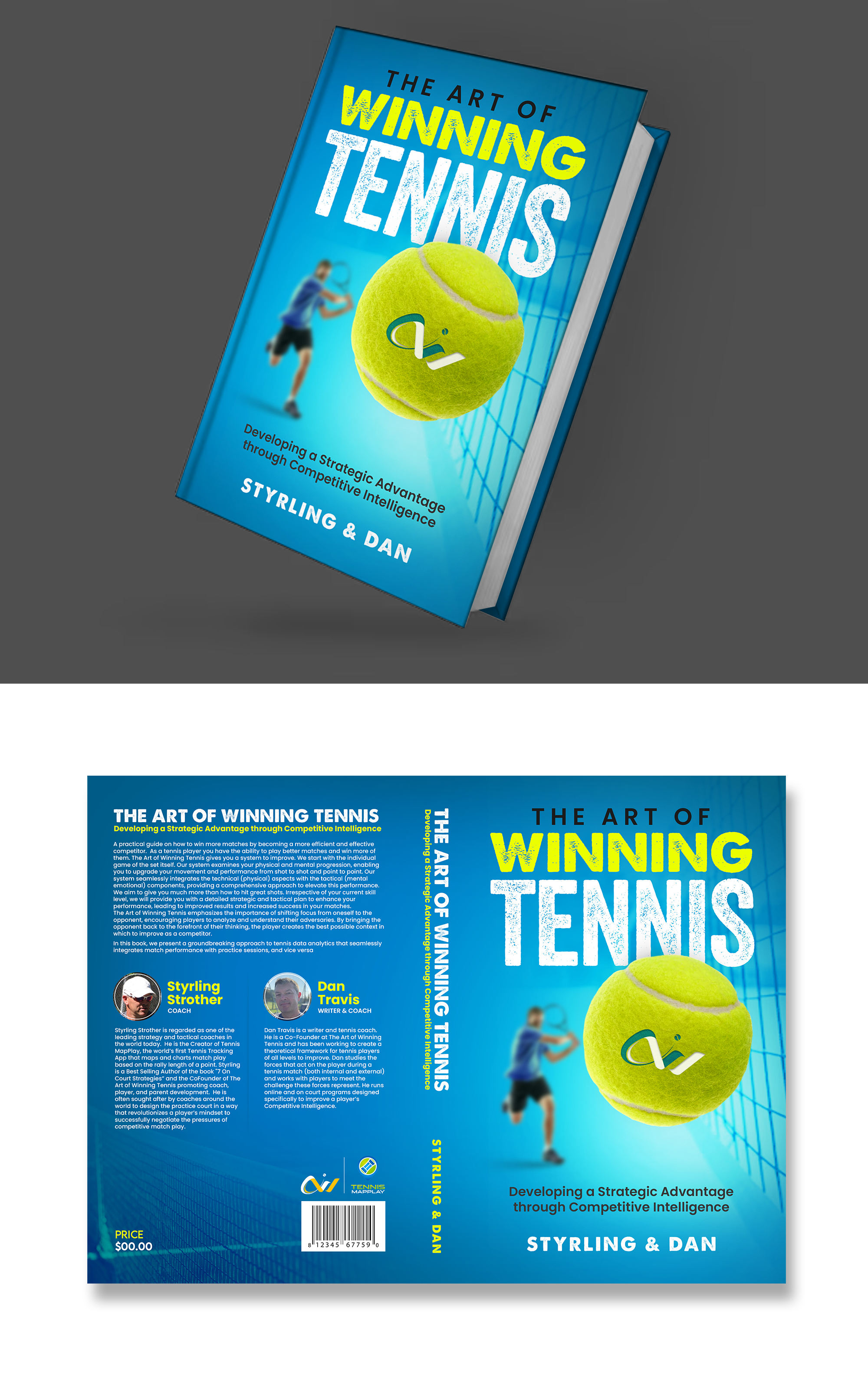 Book Cover Design by debdesign for Styrling Strother Tennis | Design #31282068