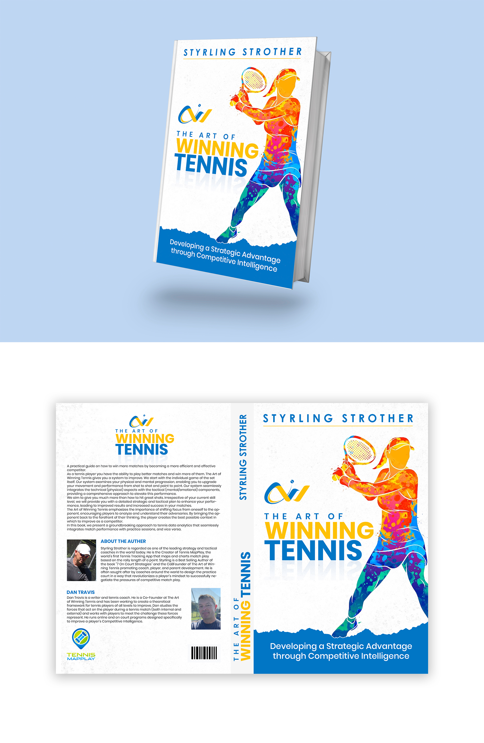 Book Cover Design by debdesign for Styrling Strother Tennis | Design #31282322