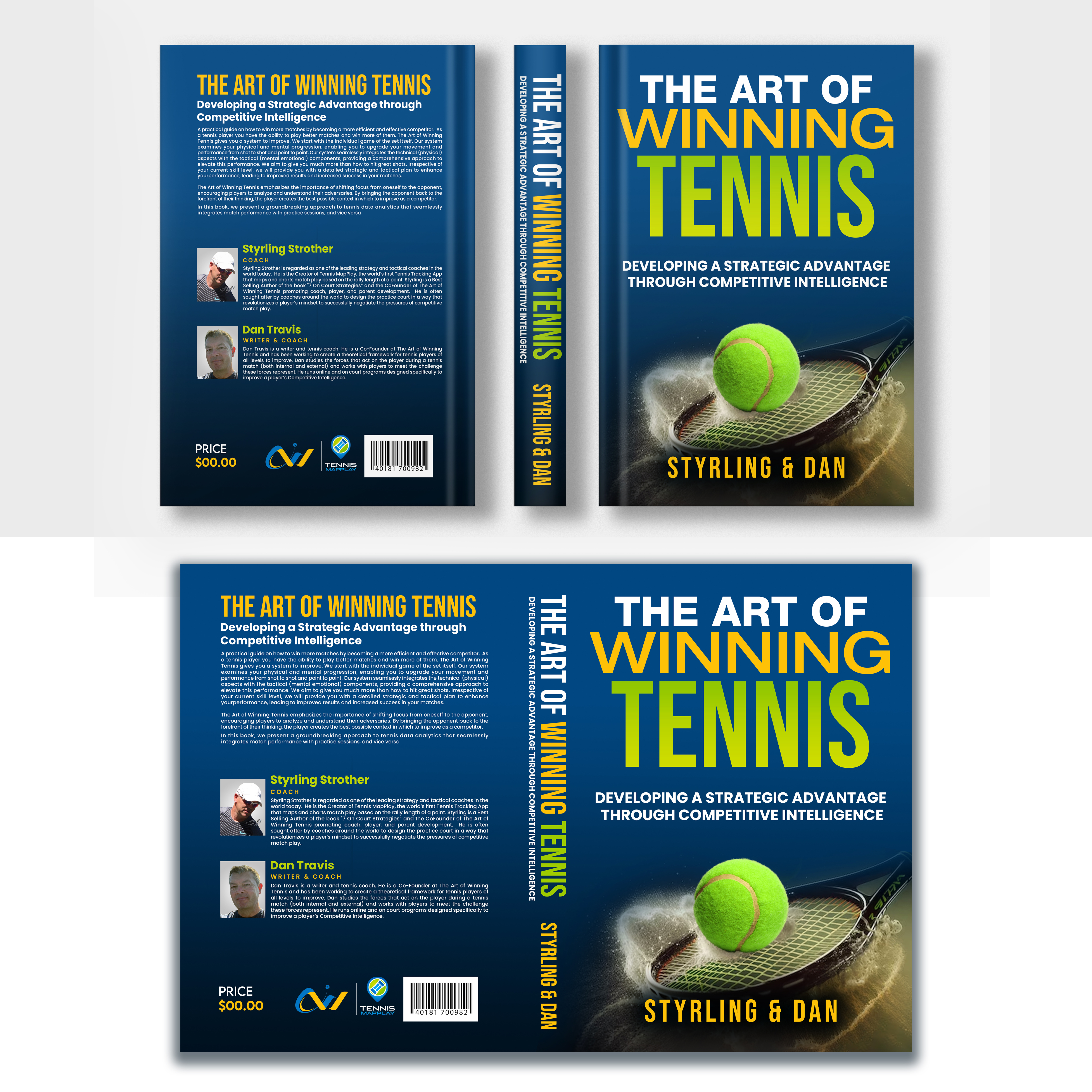 Book Cover Design by debdesign for Styrling Strother Tennis | Design #31282428