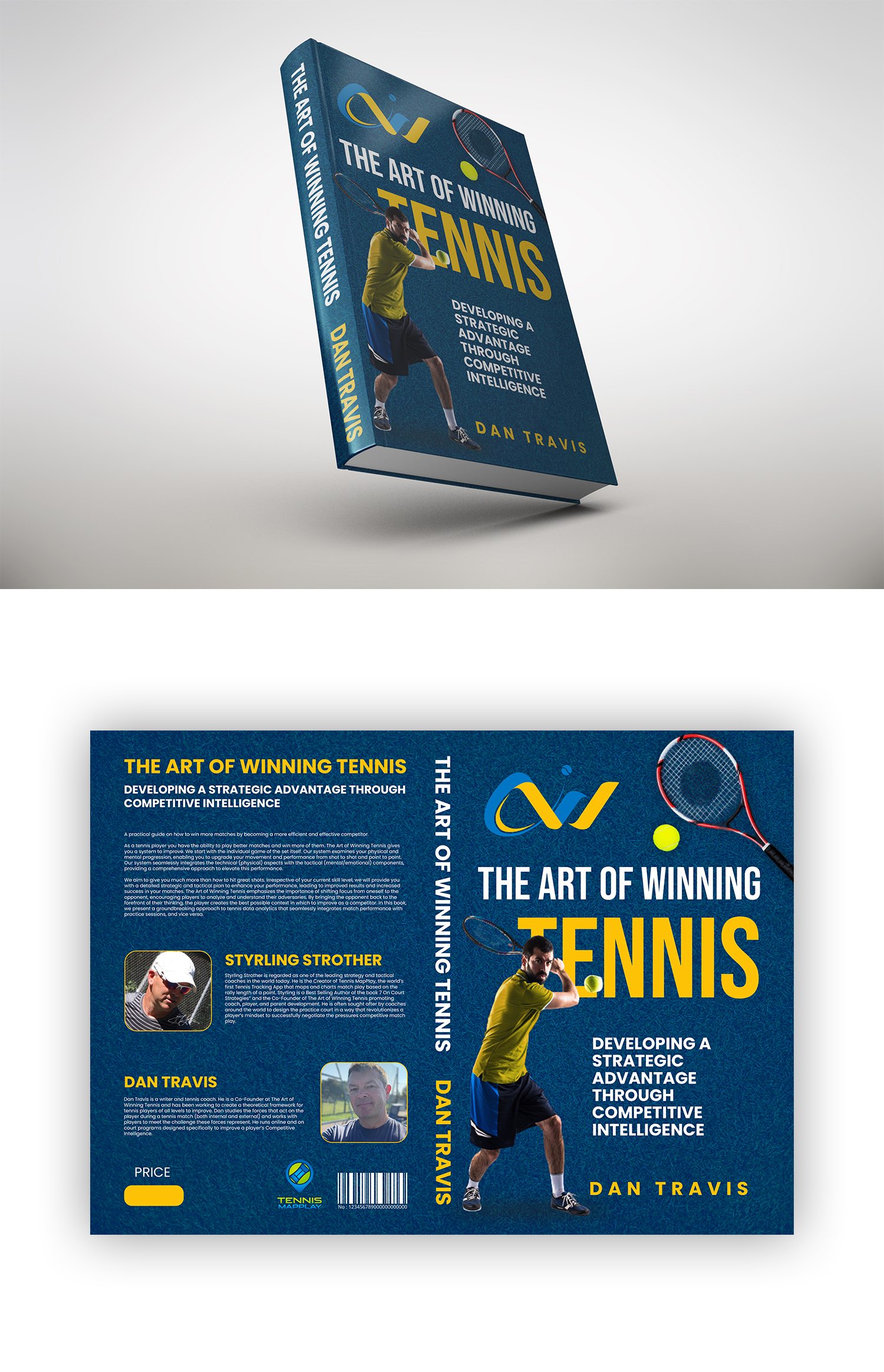 Book Cover Design by debdesign for Styrling Strother Tennis | Design #31282662