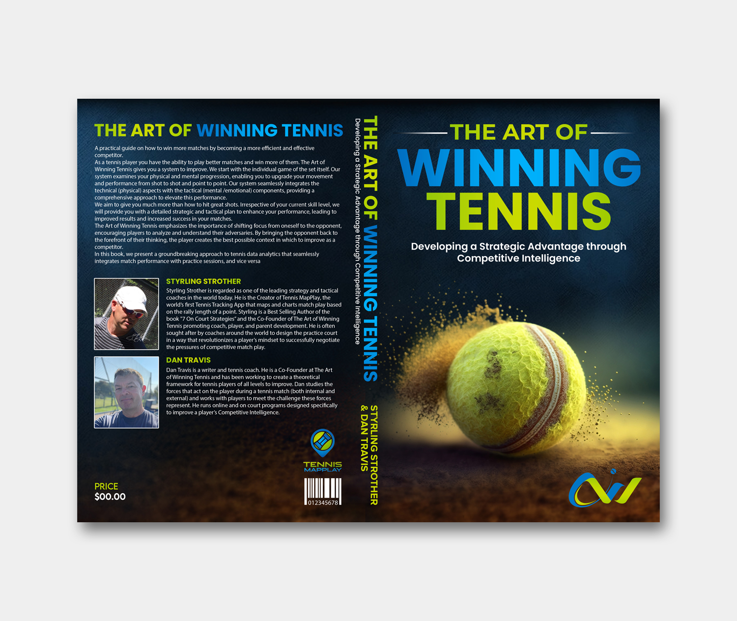 Book Cover Design by debdesign for Styrling Strother Tennis | Design #31295182