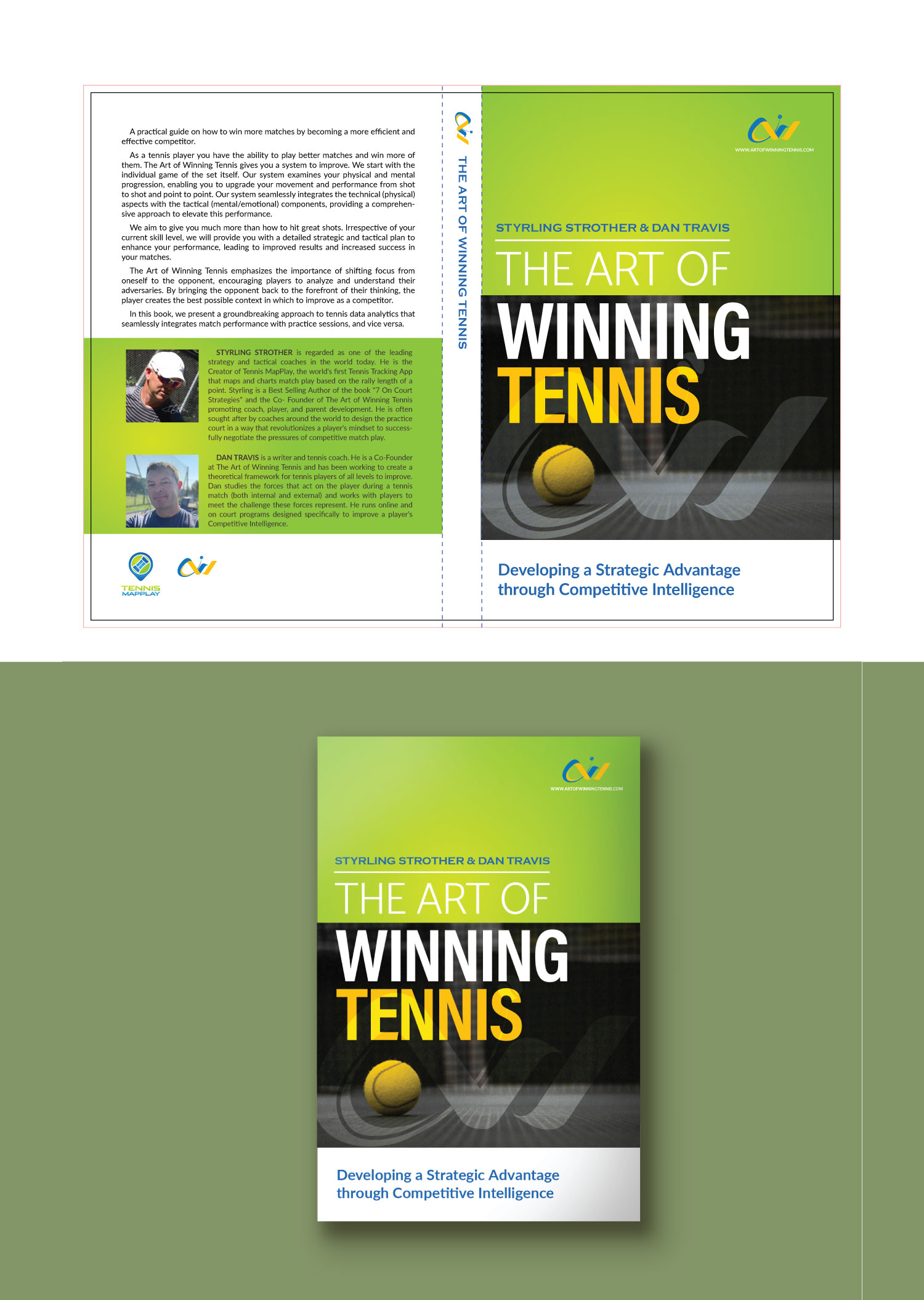 Book Cover Design by Fajr. for Styrling Strother Tennis | Design #31312800
