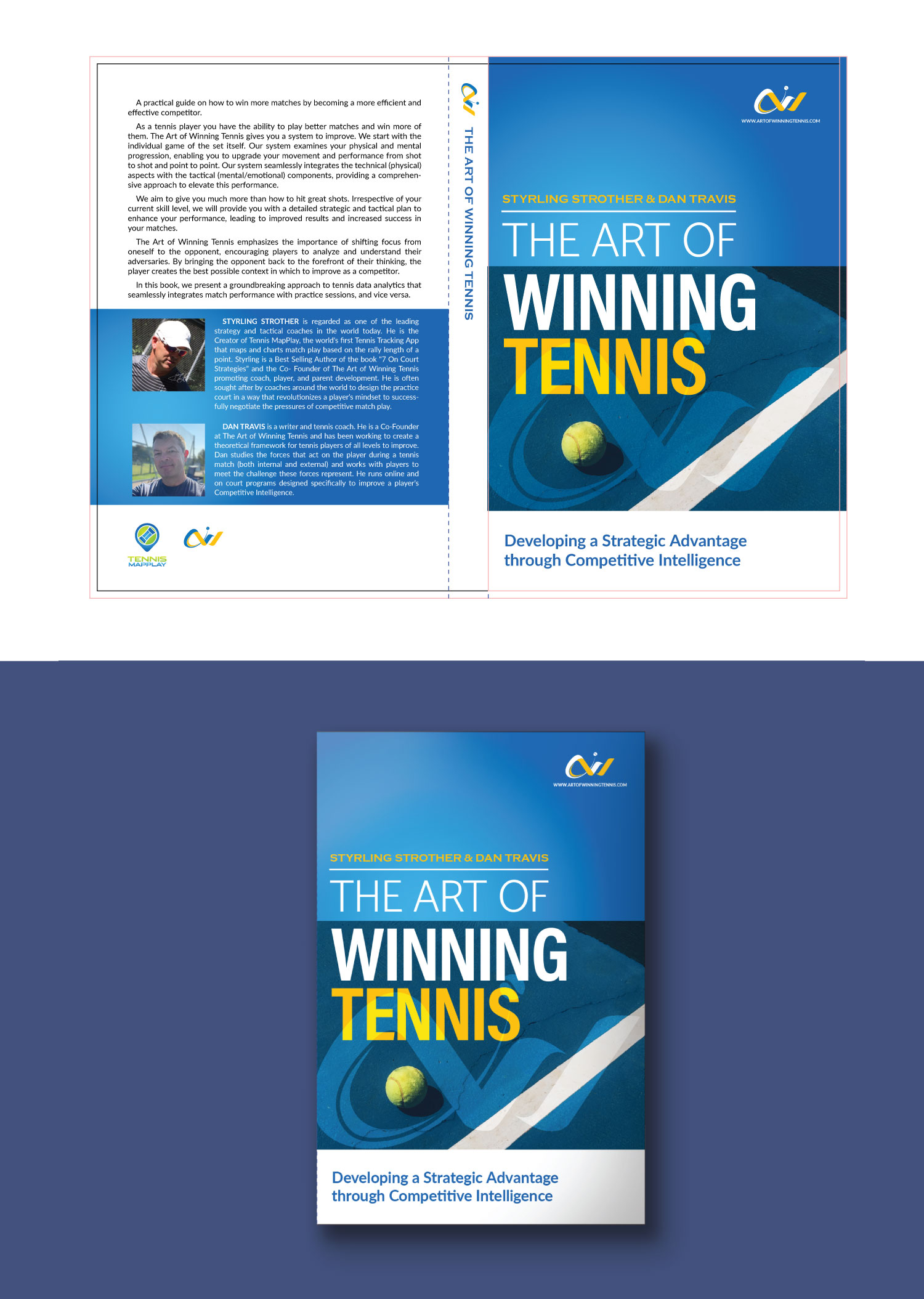 Book Cover Design by Fajr. for Styrling Strother Tennis | Design #31312978
