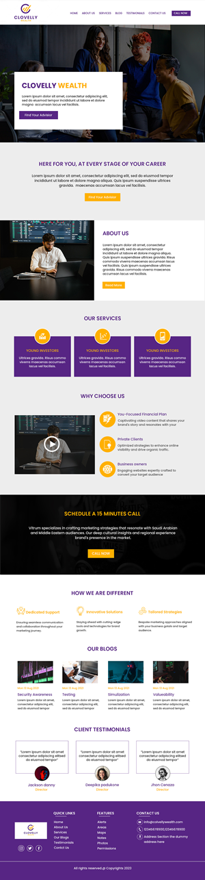Wordpress Design by Creations Box 2015 for this project | Design: #31292014