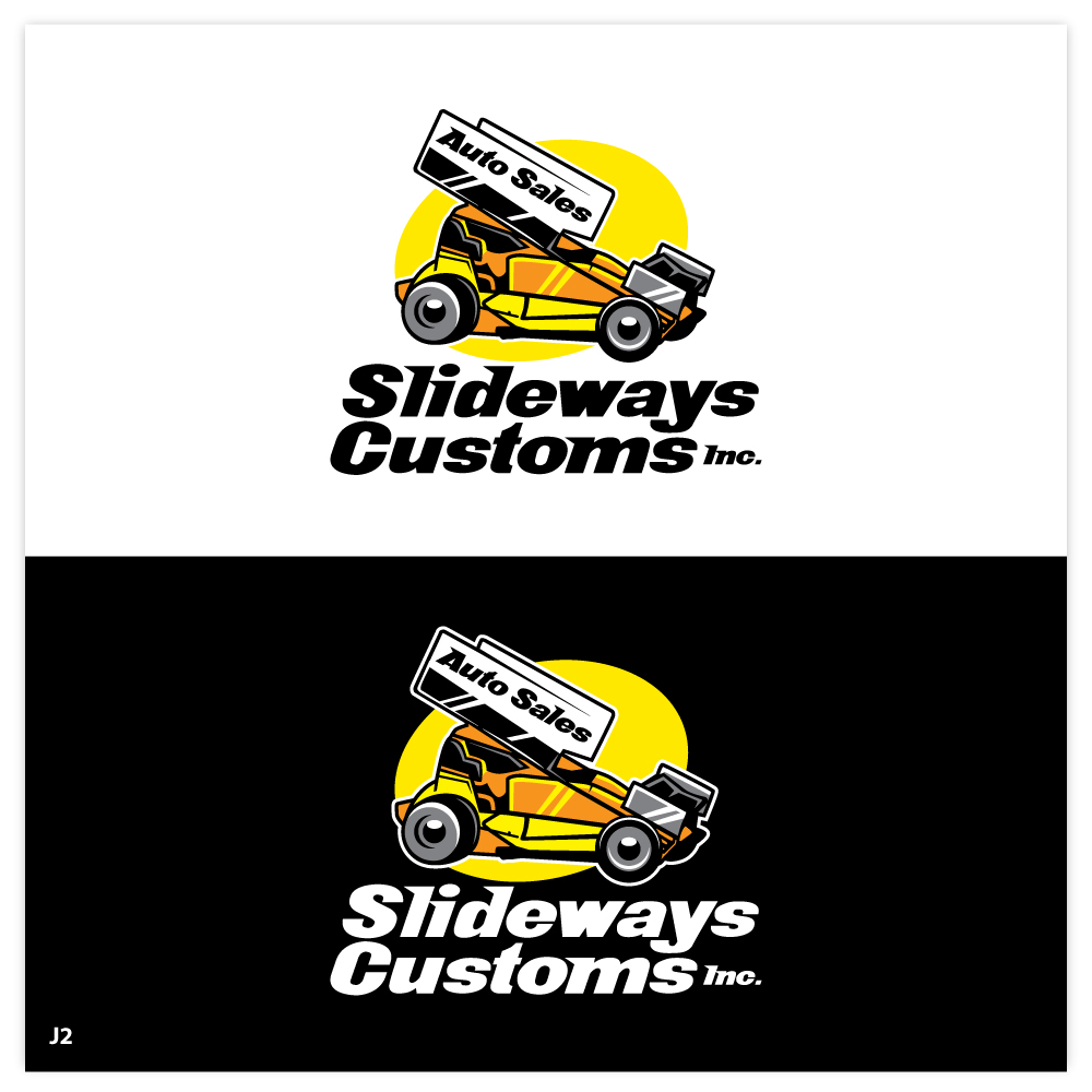 Logo Design for Slideways Customs Inc. Auto Sales by Sujit Banerjee