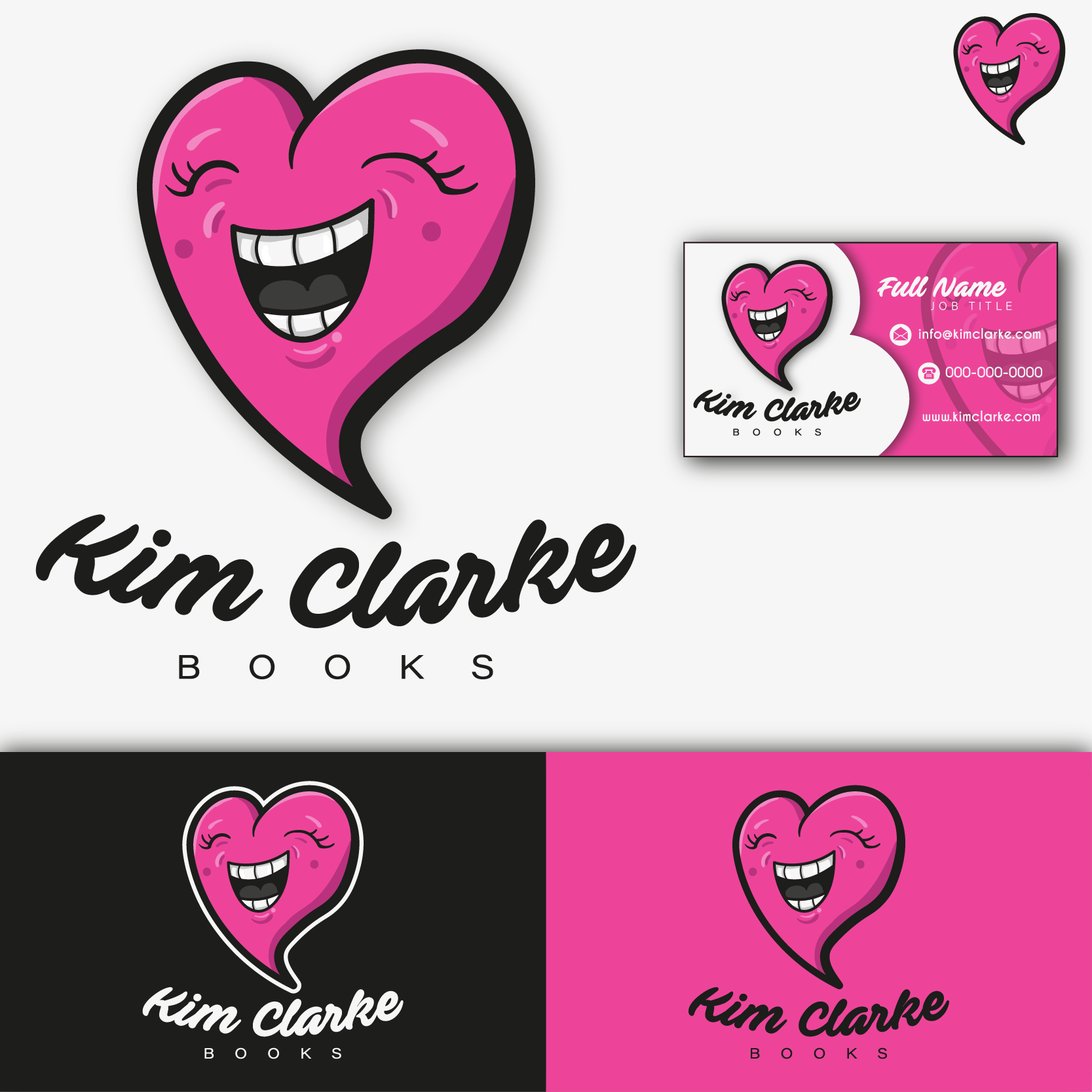 Logo Design by MJa designer for Kim Clarke Books | Design #31310609
