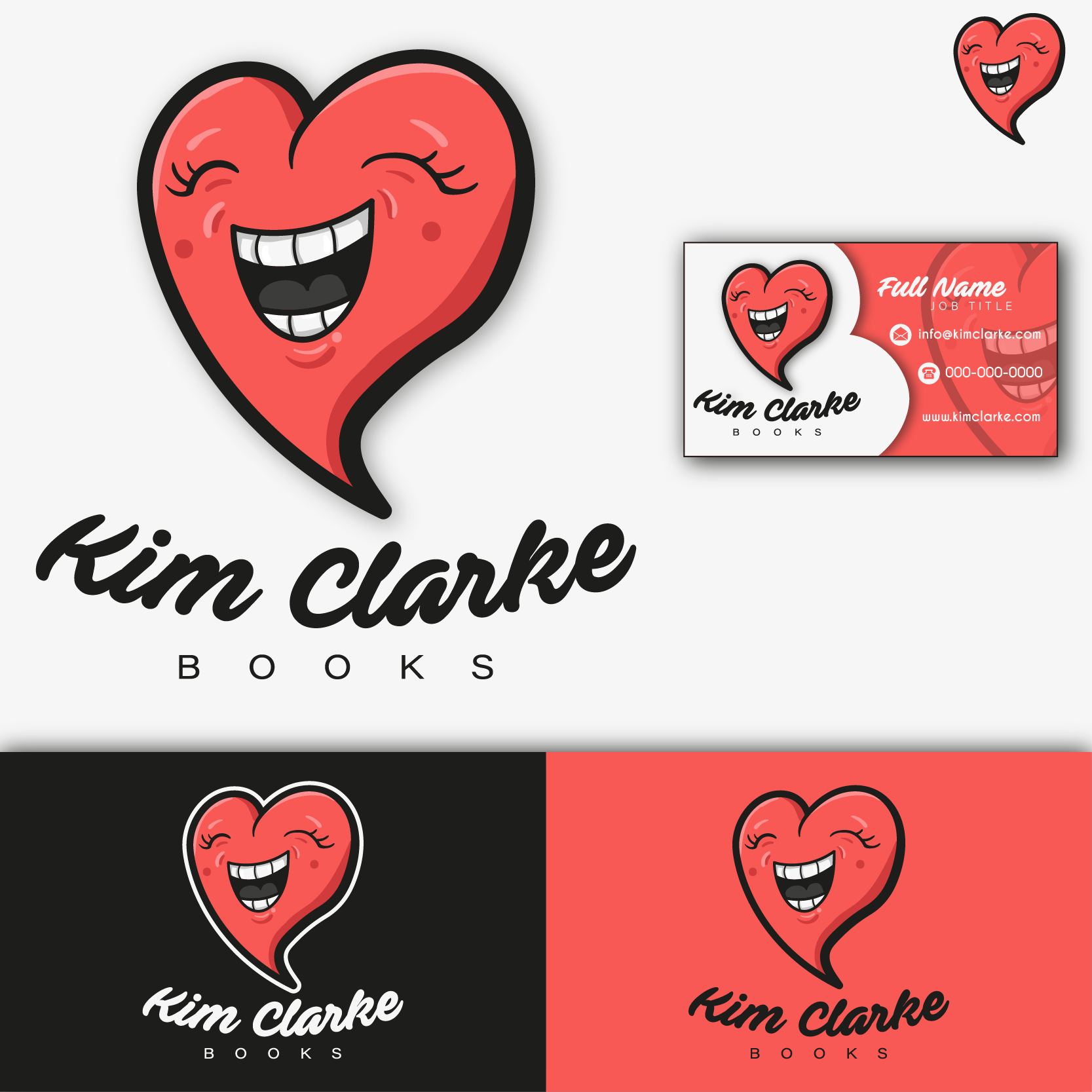 Logo Design by MJa designer for Kim Clarke Books | Design #31310613