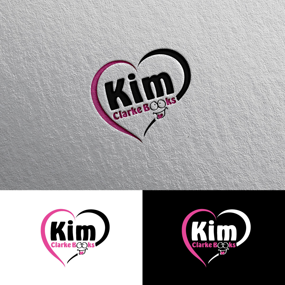 Logo Design by chris Ray for Kim Clarke Books | Design #31279337