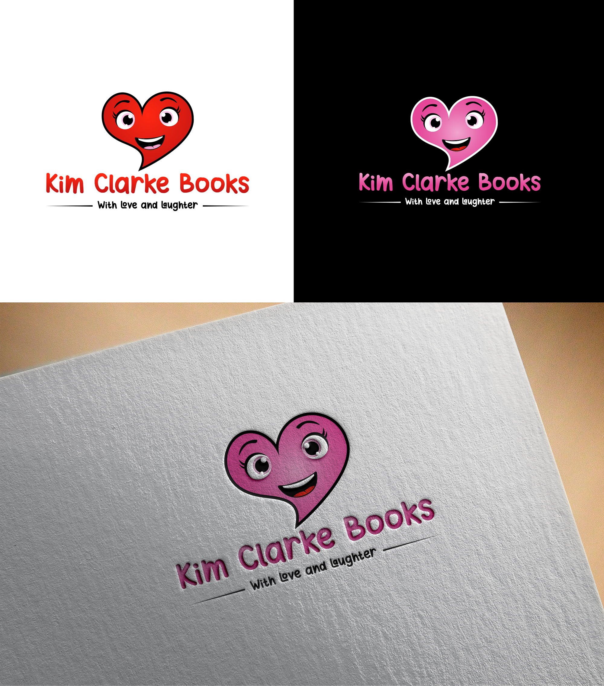 Logo Design by RA-bica for Kim Clarke Books | Design #31281731