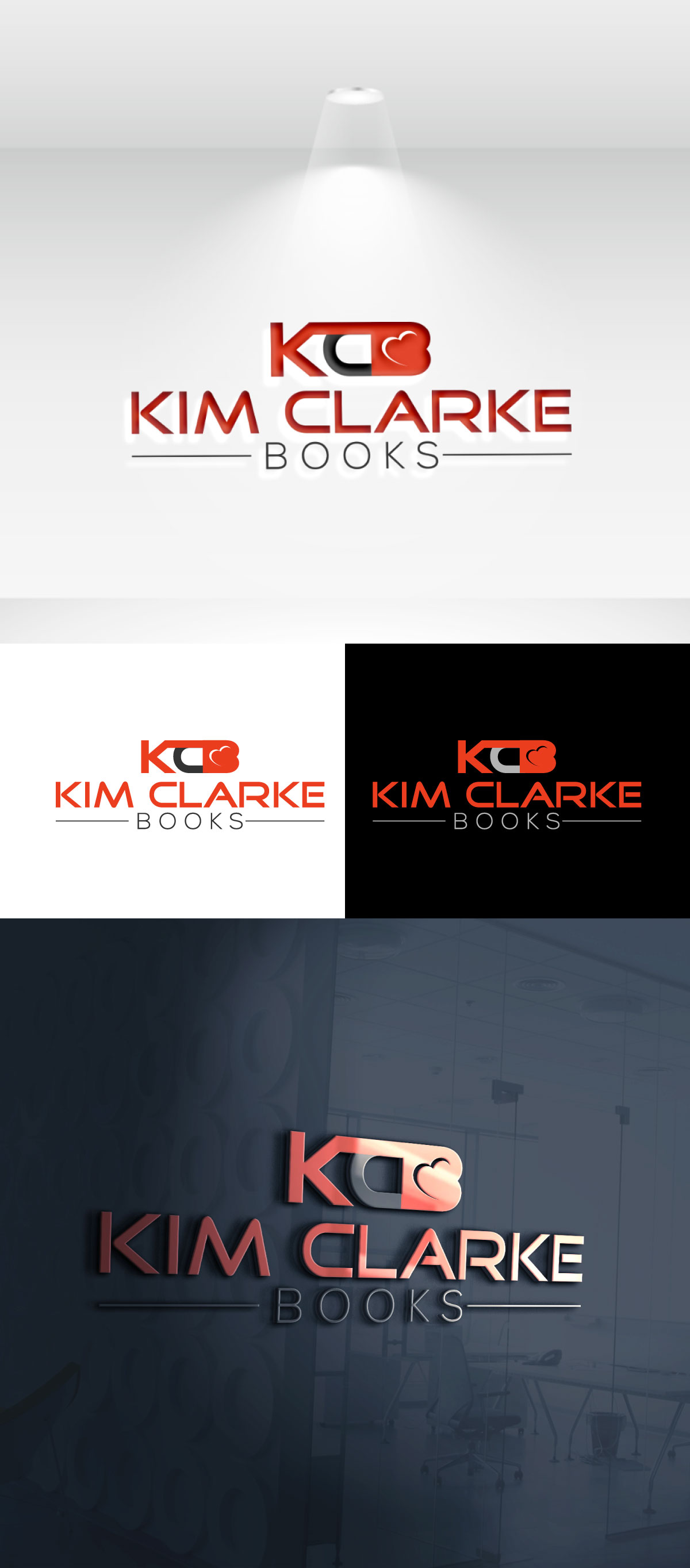 Logo Design by Masum01 for Kim Clarke Books | Design #31281644