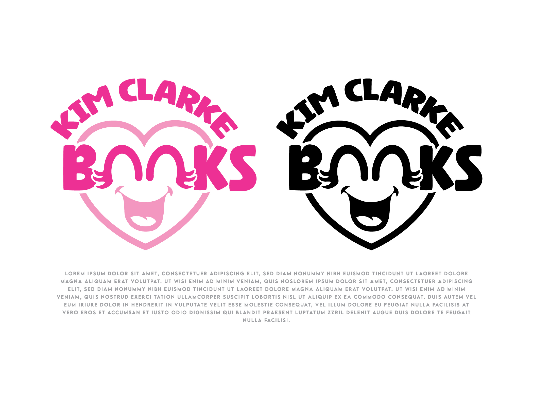 Logo Design by John Mark Arts for Kim Clarke Books | Design #31283009