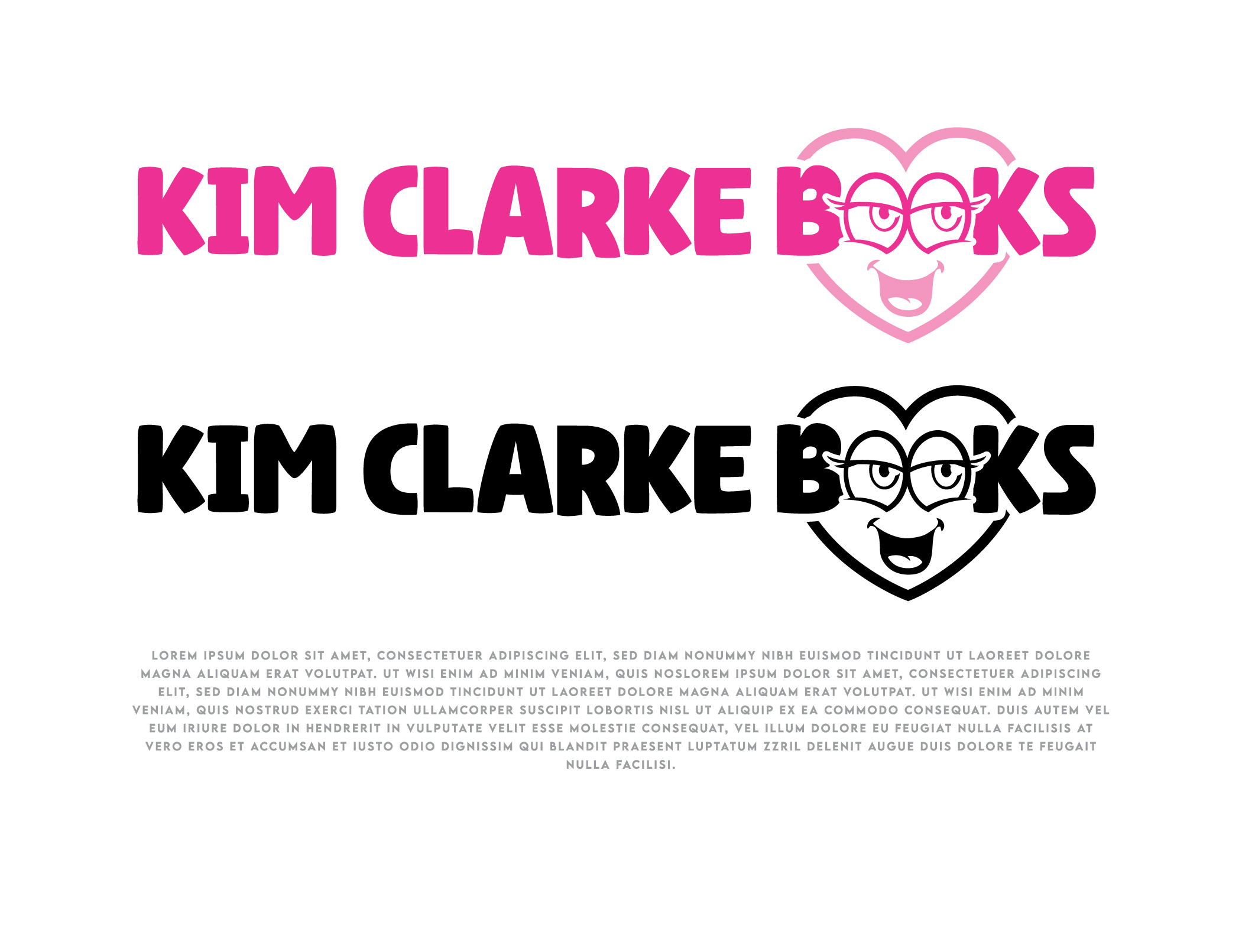 Logo Design by John Mark Arts for Kim Clarke Books | Design #31285191